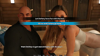 Perfect House Wife - Gameplay - Roleplay - Wife Fucks Boss and Father -in- Law