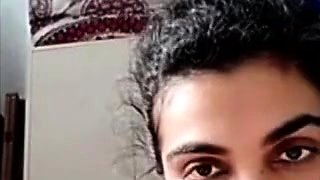 Sexy indian girl with big boobs spreading ass finger pussy