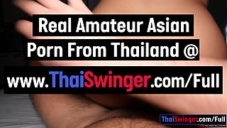 Bubble butt Asian teen GF rimjob massage blowjob and fuck in POV