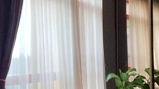 Cute curly brunette solo webcam masturbation