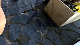 A stranger fucks me in the hotel's public jacuzzi! Nath