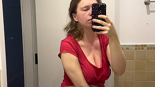 You Can See Her Big Nipples Through Her T-shirt
