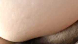 Rubbing one hairy pussy and the other shaved