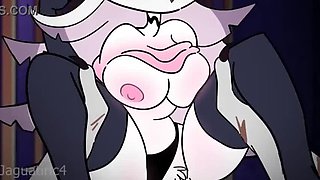 Hazbin Hotel Hentai: Rough Fucking Queen Stella in Every Hole - Helluva Boss Cartoon Porn