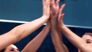 Girlsway - nasty babes' massive squirting challenge part two! Adriana Chechik, Abella Danger, & Luna Star