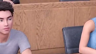 My Hot Teacher Strokes My Dick in Front of the Whole Class and Then I Lick Her.
