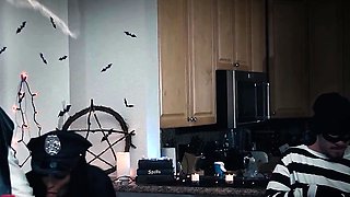 SisSwap - Costume Party With StepSisters Serena Santos &