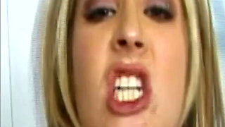 Blonde Babe Fingers Dripping Pussy to Squirting Ecstasy