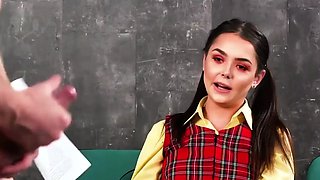 Upskirt watching voyeur slut teasing