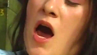 Thick Load Shot on Open Mouth and Tongue