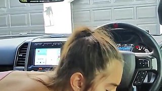 Jadeteen Teases POV Big Black Dick Car Passion