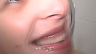 Louisa Washing Her Teeth with Cum and Piss
