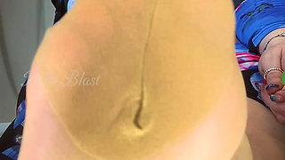 Nylon Foot JOI Tease & Control with Sensual Sucking
