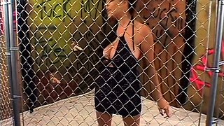 Chubby Brunette Big Boobs Dildo Masturbation