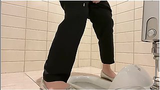 Peeing In A Japanese Style Toilet