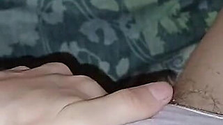 Two Hairy Pussies and One Pussy in Panties Writhe in Trembling Orgasms