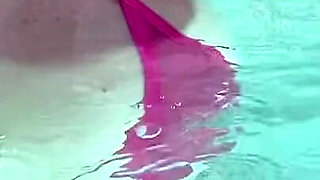 Artemisia Love Showing Her Perfect Tits in a Micro Bikini Underwater