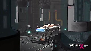 Captivating dear's cuffed and fucked porn