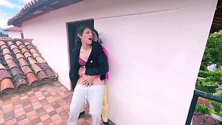 Scarlettandc Neighbor Makes Me Squirt - Lesbian Pussy Eating & Tribbing Orgasm