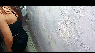 Wife Shows off at a Bar Without Panties!