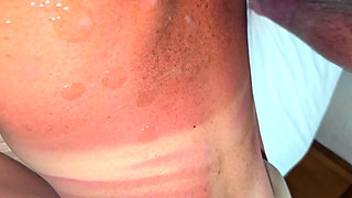 I fuck him in the riding position and then he fucks me in the doggy style position