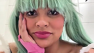 Public Toilet Farts at Cosplay Con - Gassy BBW in Cosplay