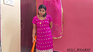 Desi Landlord Fuck Hard Newly Married Maid and Cum on Her Big Ass