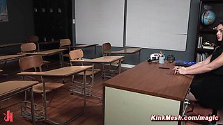 Teacher punishes student with anal sex