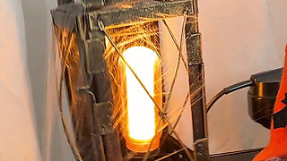 Hard Cock in My Ass on Halloween. Hot Cum Allover My Holes.