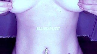 Hot amateur teen girl with big boobs toying pussy on cam