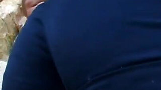 Redhead babe gets anally fucked on the beach