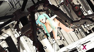 Cuffed and fucked action with seductive wooer from Scifi-X