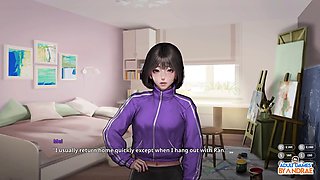 Behind the scenes of a cartoon fantasy with a camera guy