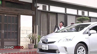 Kinky Asian kimono babe fucked hard then swallows cum generously!