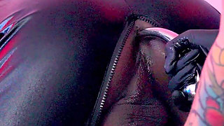 Gimp Sub Gets Pegged and Milked