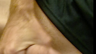 I Wank Outside My Step Sisters Bathroom to See if She Will Touch My Dick or Ask Me to Leave