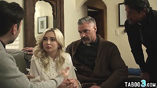 Priests demonstrate the right direction to teenager