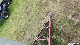 Public Pickups - Brunette Czech El Storm Rides Bumper Cars & Gives Steve a POV Blowjob with Steve Q & Gets Doggystyle Fuck