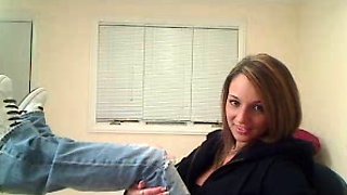 Hot Webcam Babe Loves Dildo Anal Masturbation