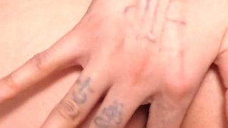 Teasing My Stepfather with My Tits - Finger in Anal From Stepdaughter!