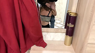 18-year-old Neighbor Came to Visit but She Had to Suck a Dick