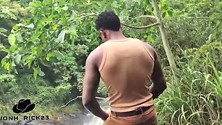 slurping the cougar's cunny in the sea