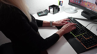 Miss Müller Is Fucking in the Office Again!