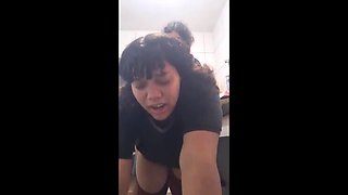 Thick Stepmom Fucks Step Son in Kitchen - Taboo Homemade MILF