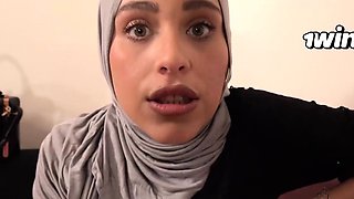 bhabhi's desi hijab stripped, meaty ass exposed, screwed by