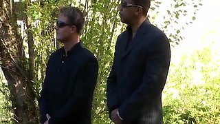 Blonde Babe Sucks Two Monster Cocks Then Gets A Double Penetration With Franco Roccaforte, Natalli Di Angelo And Jorg Jj