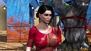 Desi Daughter-in-Law Meena Gets Fucked by Father-in-Law in Village - Big Tits, Rough Sex, Doggy Style