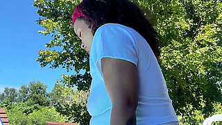 Chubby Latina Big Ass Farting by the Pool Relaxed Summer Gas Vibes