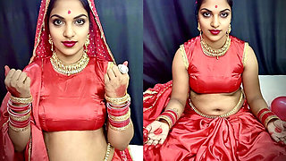 Desi Bhabhi Honeymoon Part 2 - Full Video with Hot Village Aunty and Devar