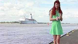 18+ Interview And Strip In The Field